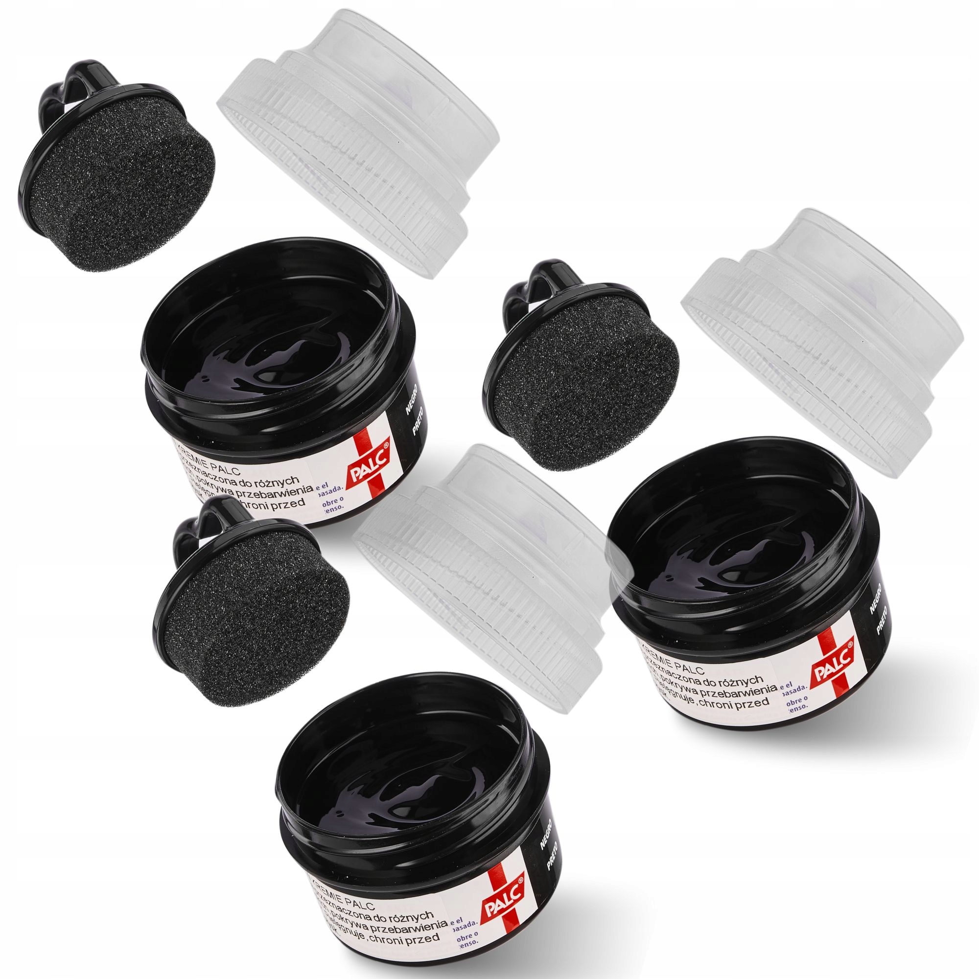 3x Pasta z Aplikatorem Krem do Renowacji Czarny