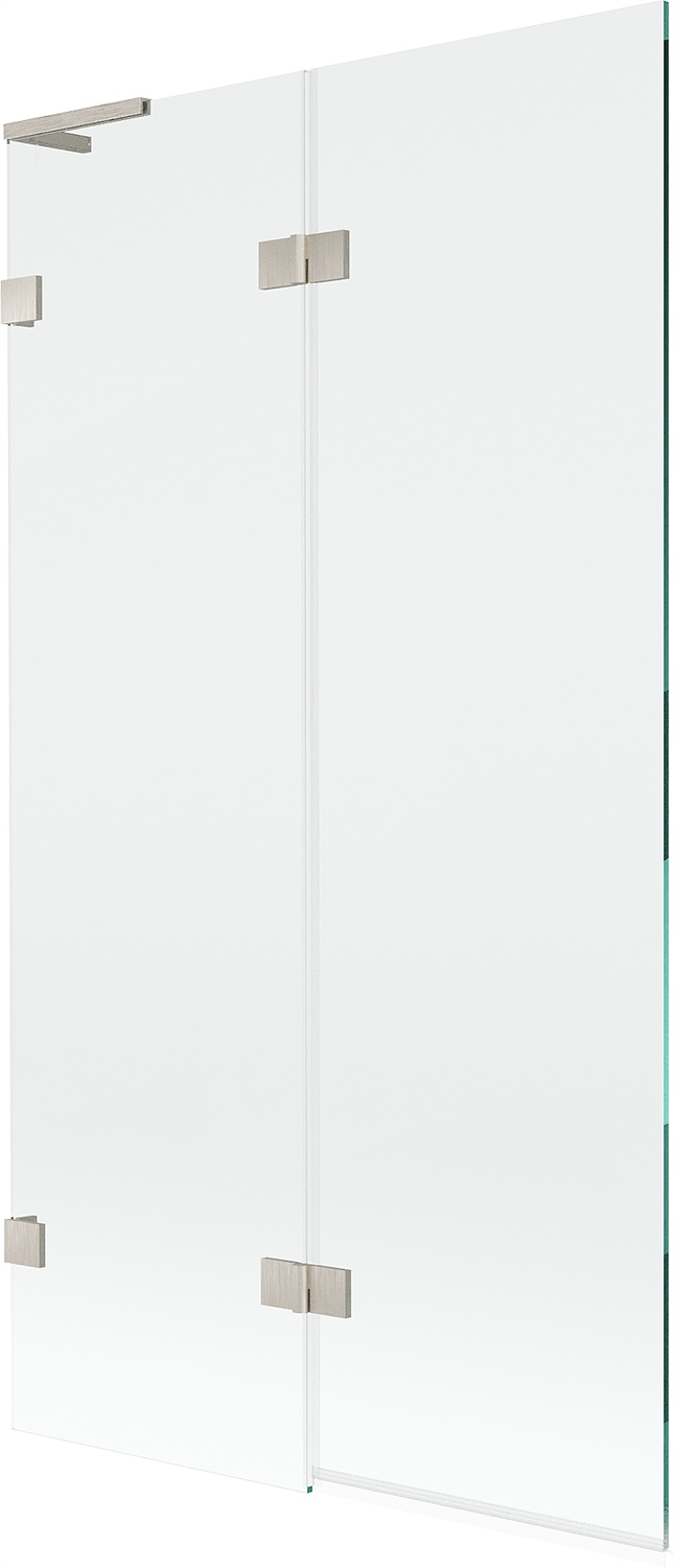 Mexen Lunar L vanová zástěna 2-křídlá levá 100 x 150 cm, transparentní, kar