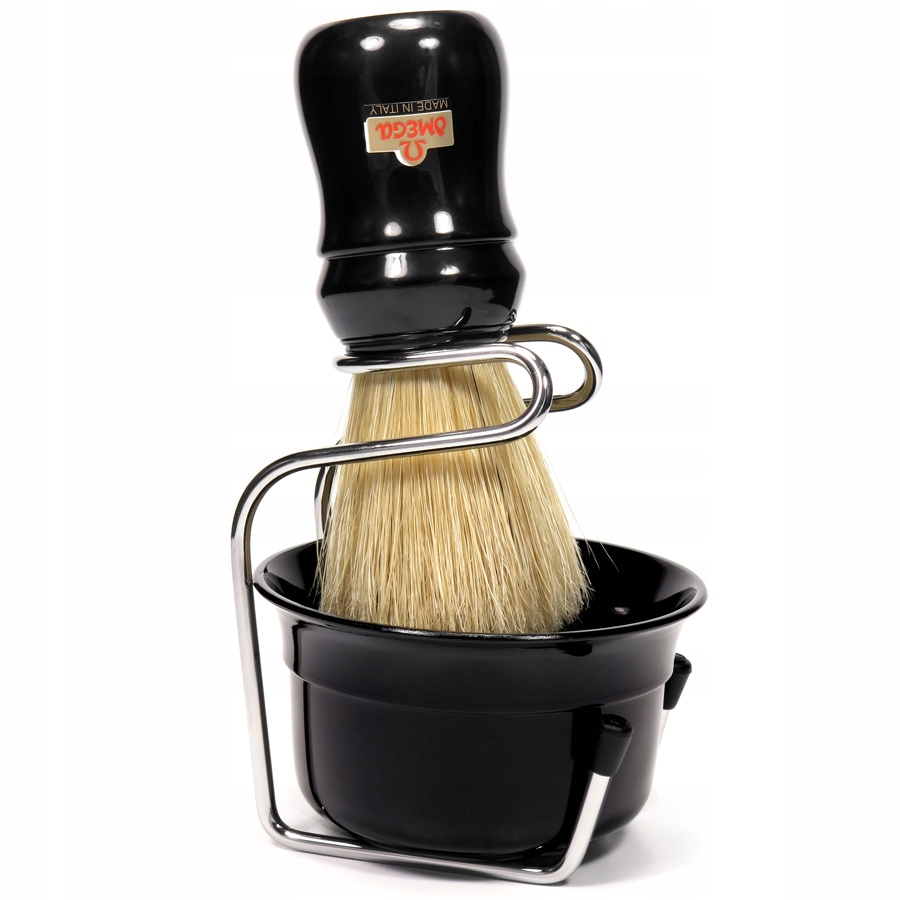 Omega černá sada na holení Shaving Set (3-in1) 49.18 černá