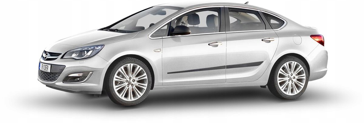 Boční lišty dveří Opel Astra J, 2009-2015, Sedan