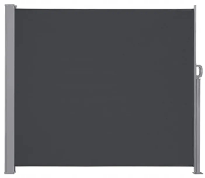 Markíza na bočnú terasu Luaro sťahovacia 180 x 400 cm šedá