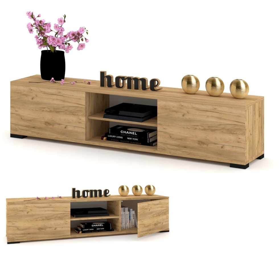 Stojící Rtv skříňka Police Komoda Stolek pod Tv King Dub Craft 200