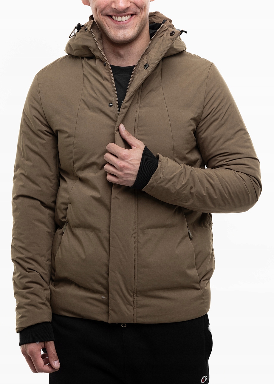 4F Zimní bunda pánská s kapucí, péřová, pohodlná, sportovní r.XXL