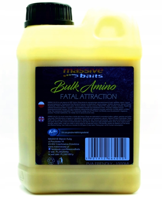 Massive Baits Fatal Attraction Bulk Amino 1L