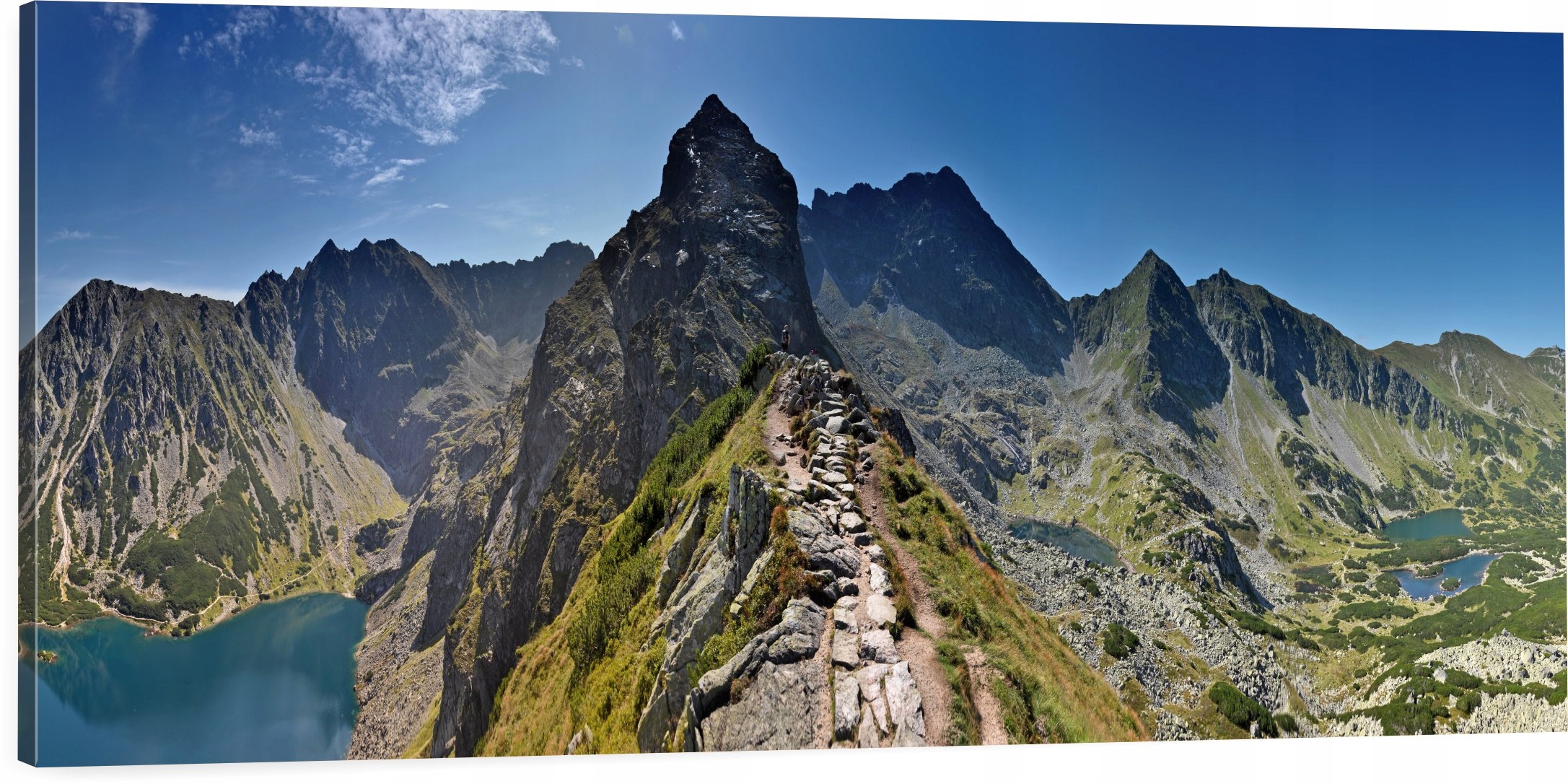 

Obraz panorama tatry kościelec góry hala 120x40