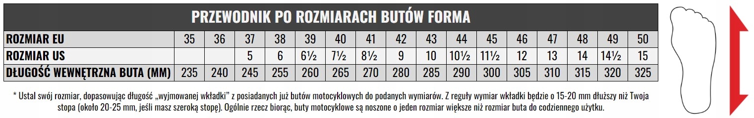 BUTY FORMA NA CROSSA QUADATERRAIN TX CZARNE 43 Rozmiar 43