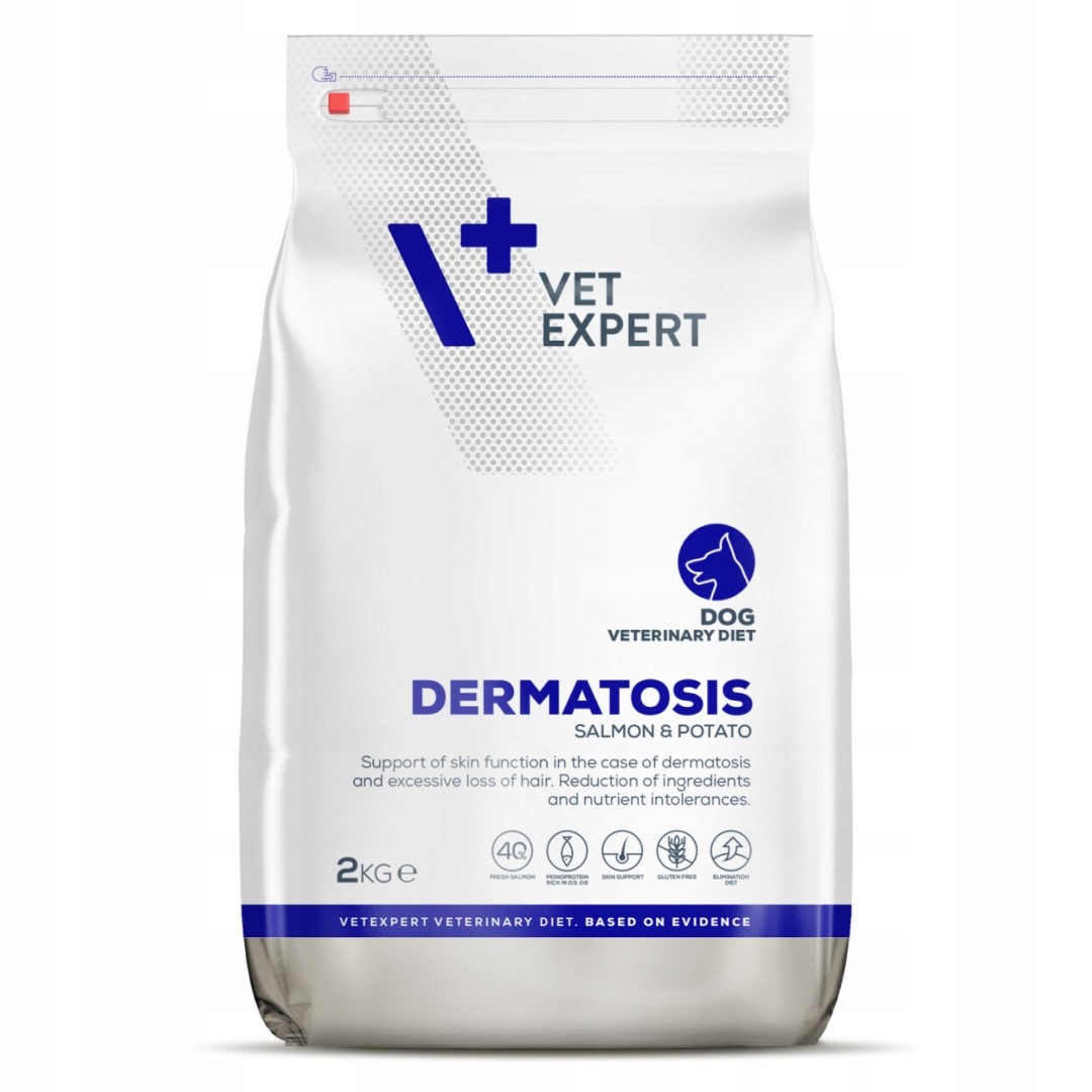 Levně Krmivo veterinární krmivo pro psy Vet Expert Dermatosis s lososem 2 kg