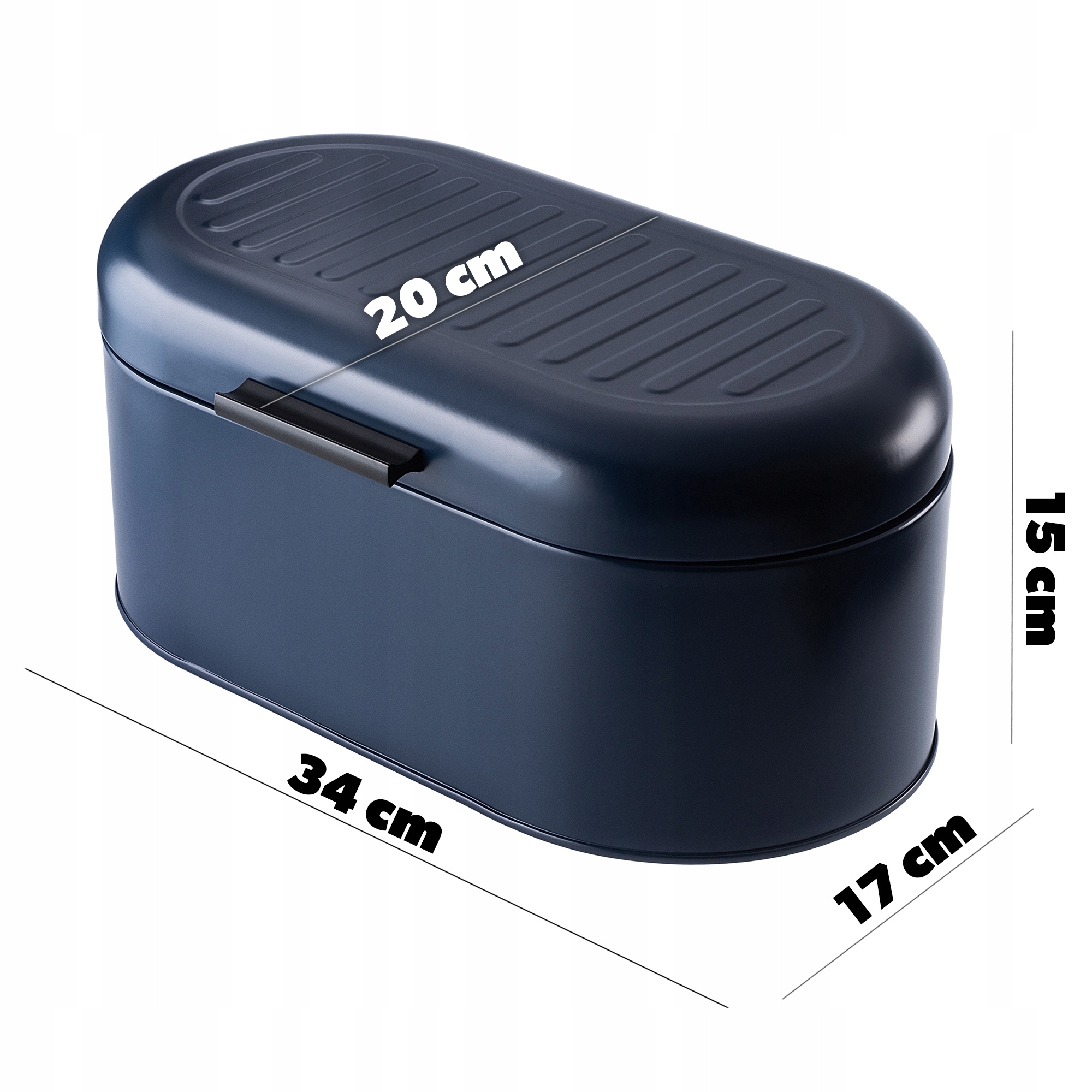 CHLEBAK POJEMNIK NA PIECZYWO CHLEB GRANATOWY STAL Kod producenta K6246