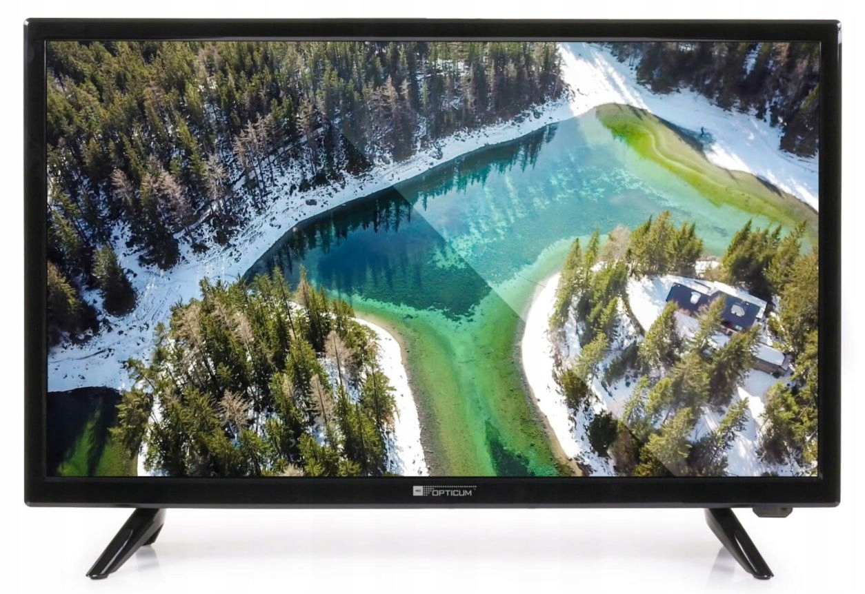 Telewizor 19" Opticum Hd 12V 24V Led Tv Mobilny na Camping TiR Kamper Bus