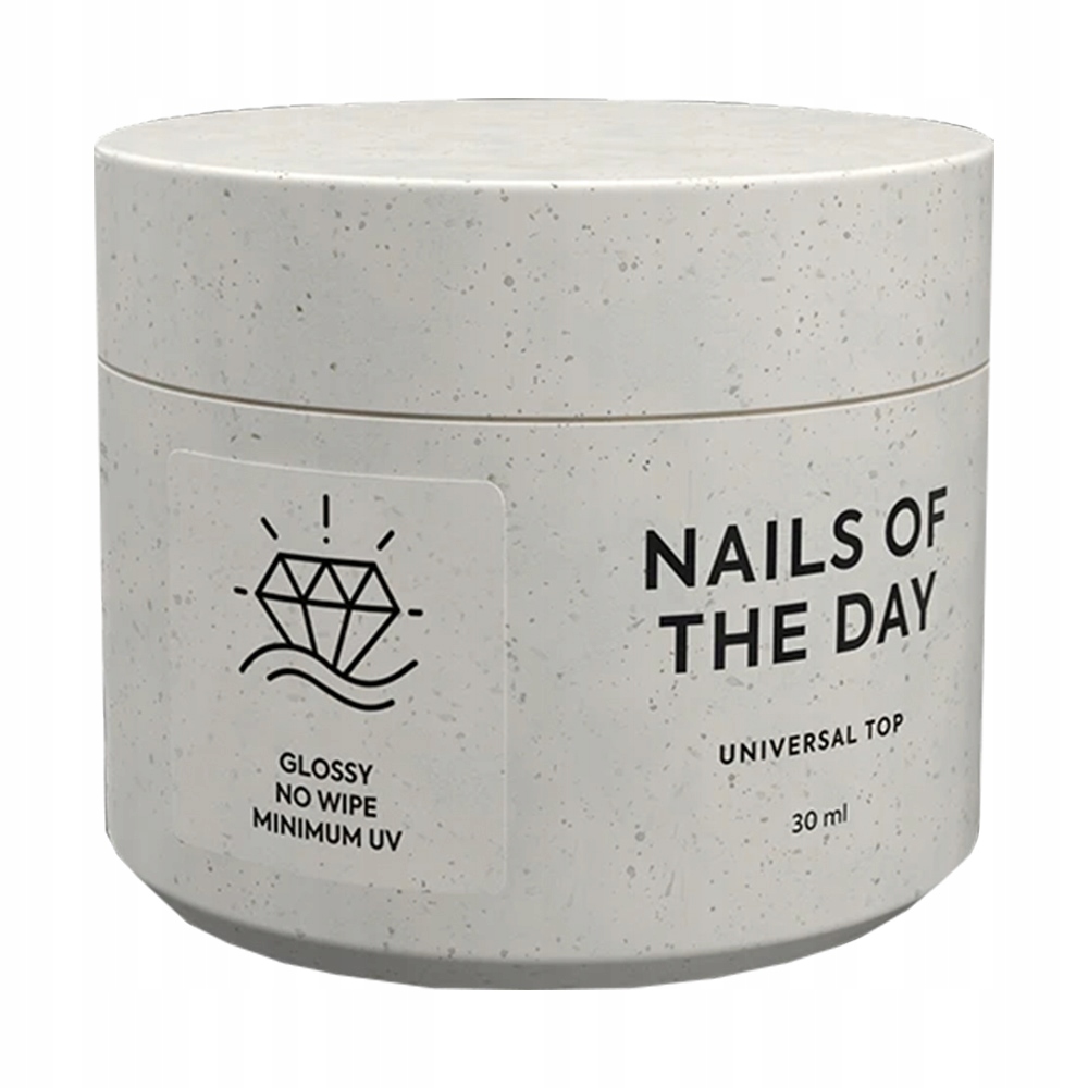 Nails Of The Day Univerzální Top Coat Bez Výpotku s Minimem Uv Filtrů 30 ml
