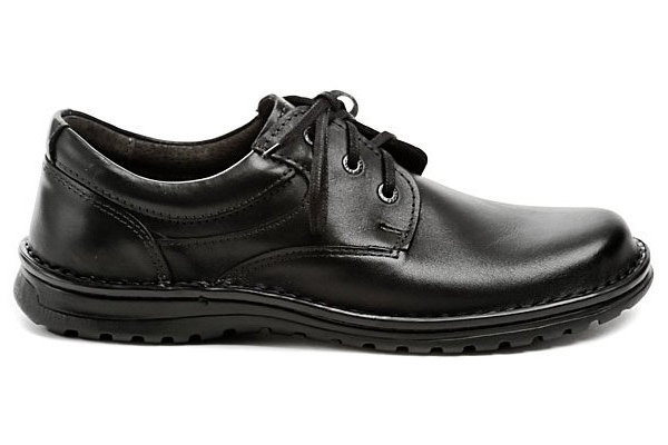 

Półbuty męskie Polskie Szerokie buty skórzane 44