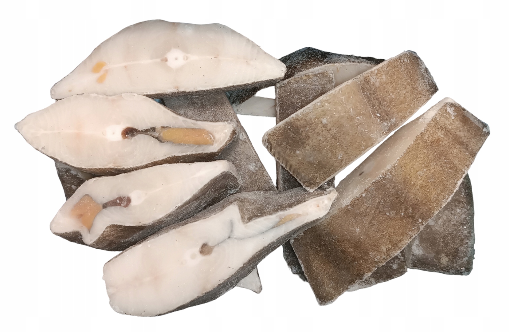 Halibut Steki Z Halibuta Dzwonko 3kg Mrożony Dzika Ryba