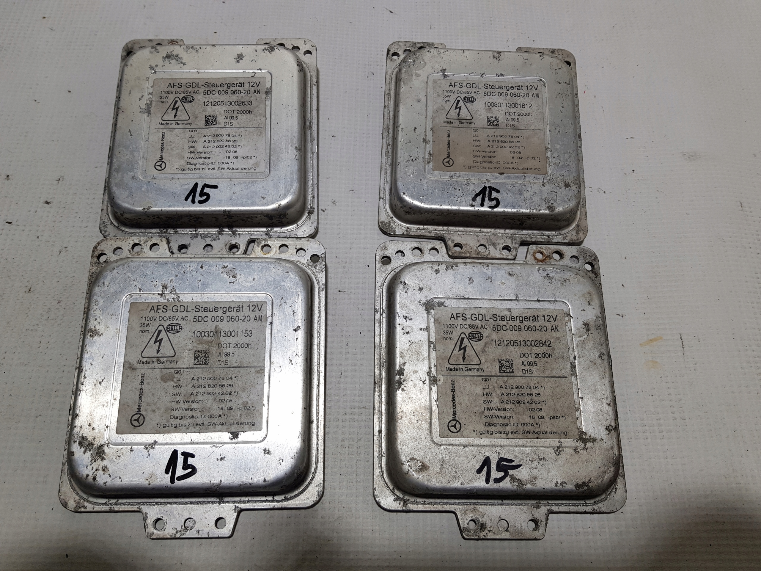 control unit XENON MERCEDES W212 W207 5DC009060-20AN