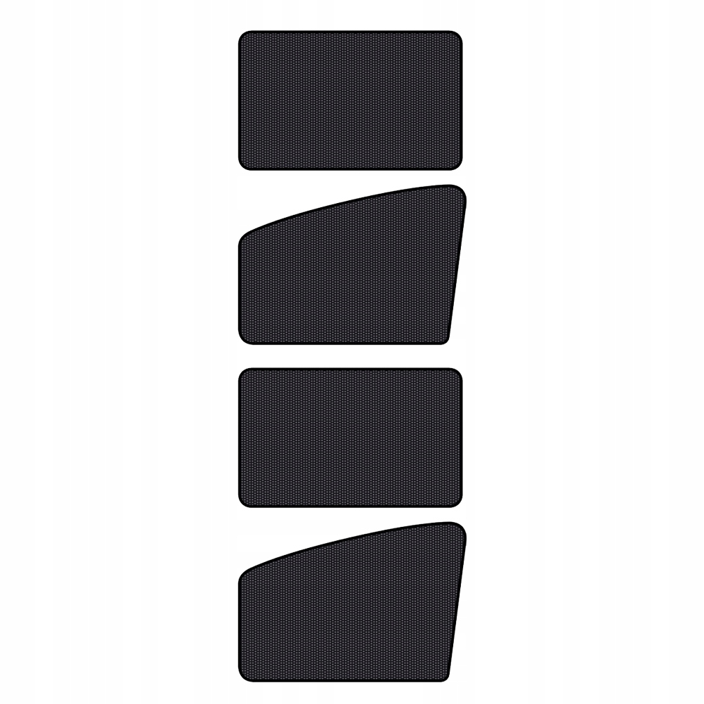 KURTYNA MAGNETYCZNA SAMOCHÓD CZARNA ZASŁONY NA OKNO SŁOŃCE