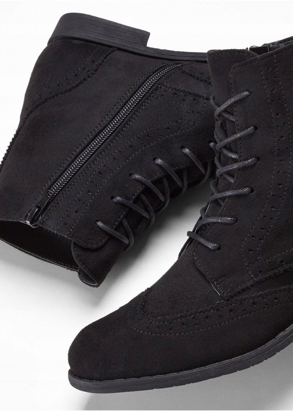 BODYFLIRT BUTY SZNUROWANE __41 Rodzaj obcasa płaski obcas