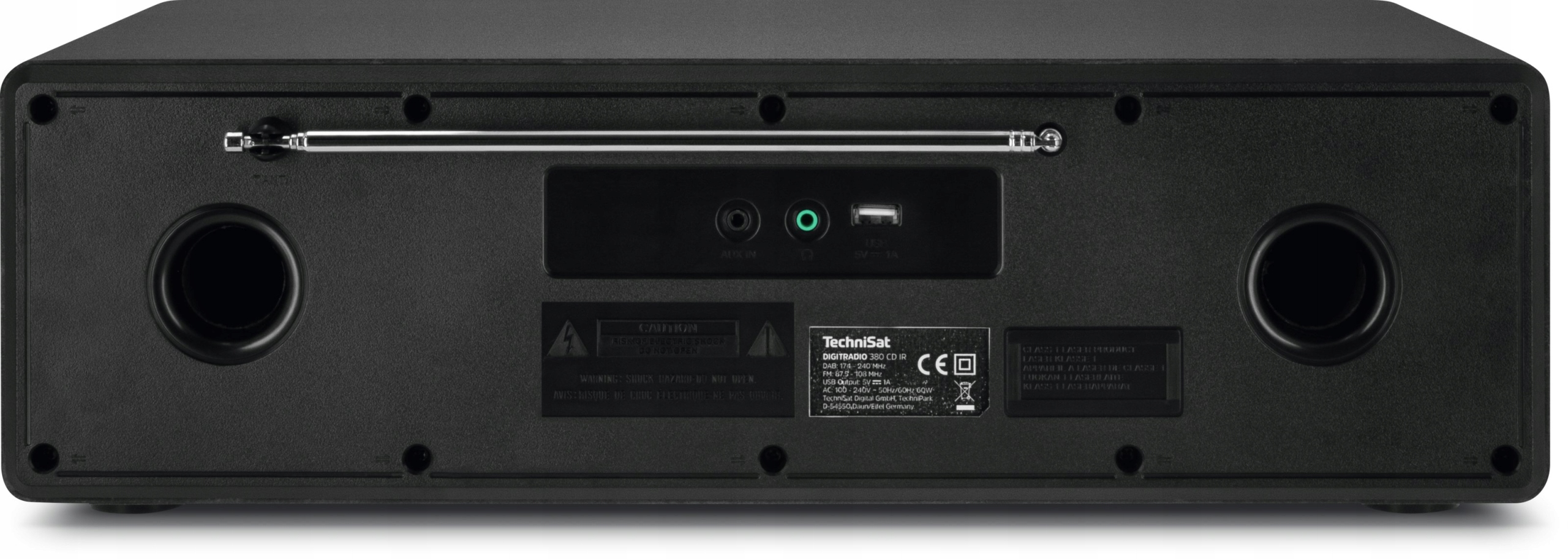 Radio Internetowe WiFi FM DAB+ Bluetooth Odtwarzacz CD USB MP3 Technisat IR Komunikacja Bluetooth Wi-Fi