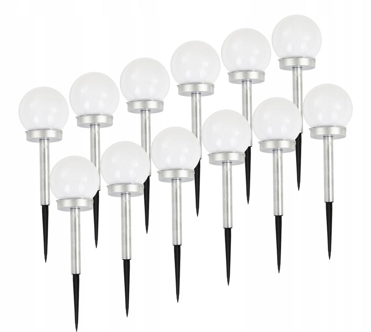 

Lampa Solarna Ogrodowa Led Kula Zestaw 12 szt