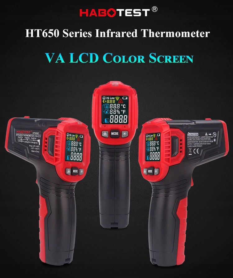 PIROMETR TERMOMETR LASEROWY HABOTEST HT650C EAN (GTIN) 6091643736726