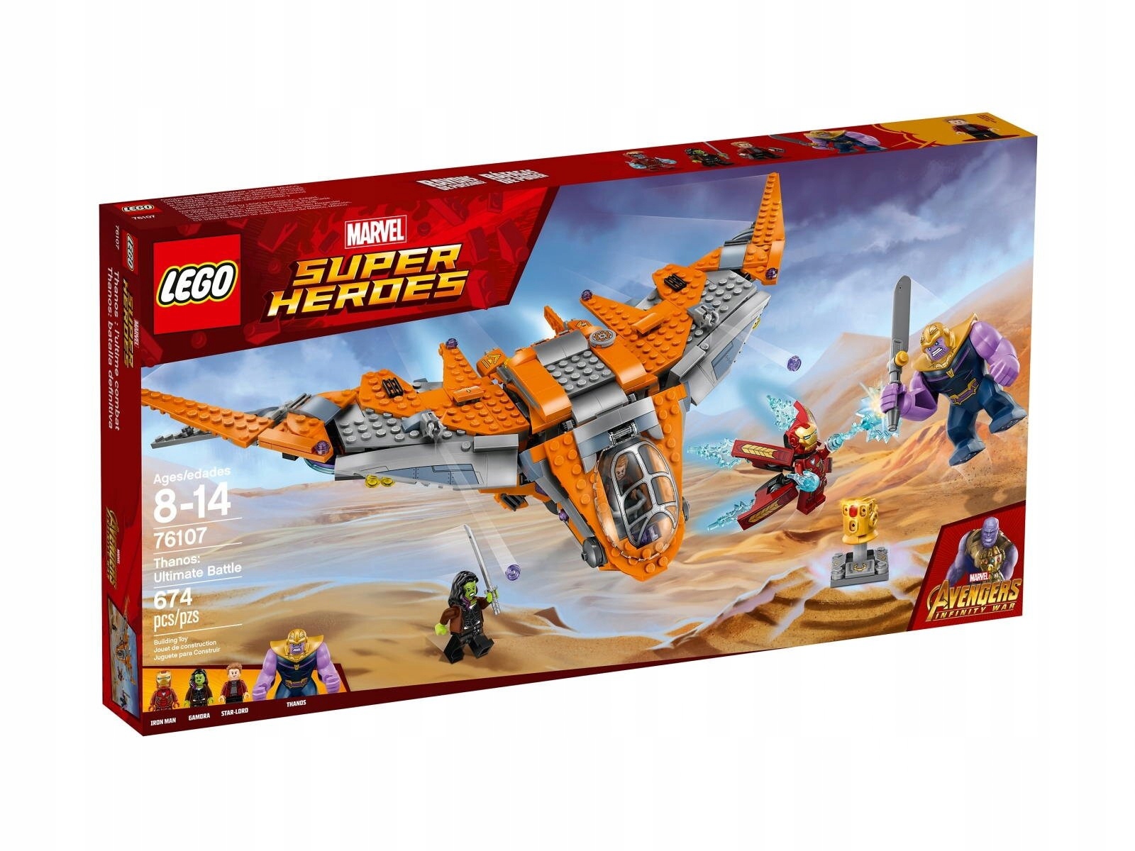 Lego Heroes Thanos 76107: závěrečný boj Nové
