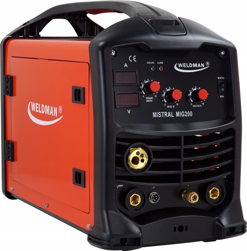 Spawarka 3w1 MIGOMAT IGBT MIG MMA 200 FLUX ZESTAW Kod producenta MIGOMAT 3w1 MISTRAL MIG 200 KPW#10