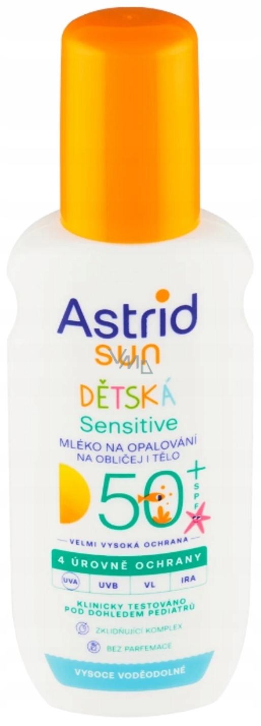 Mléko na opalování Astrid 50 Spf
