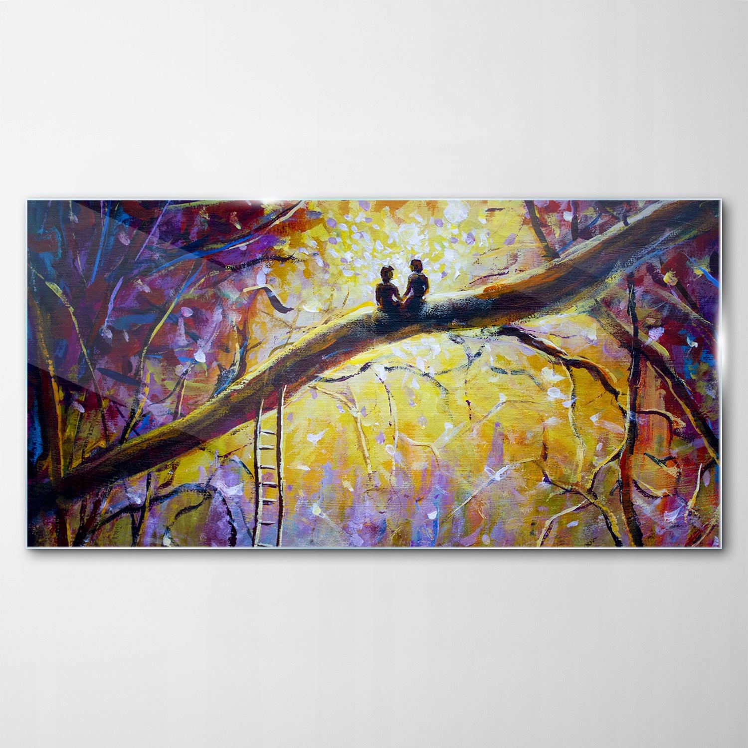 

Obraz na Szkle Dekor Las Para Miłość Drzewa 100x50