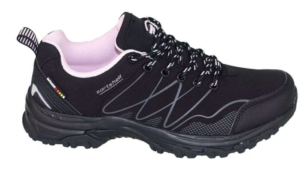 DAMSKIE BUTY TURYSTYCZNE SOFTSHELL TREKKINGOWE Materiał zewnętrzny inny
