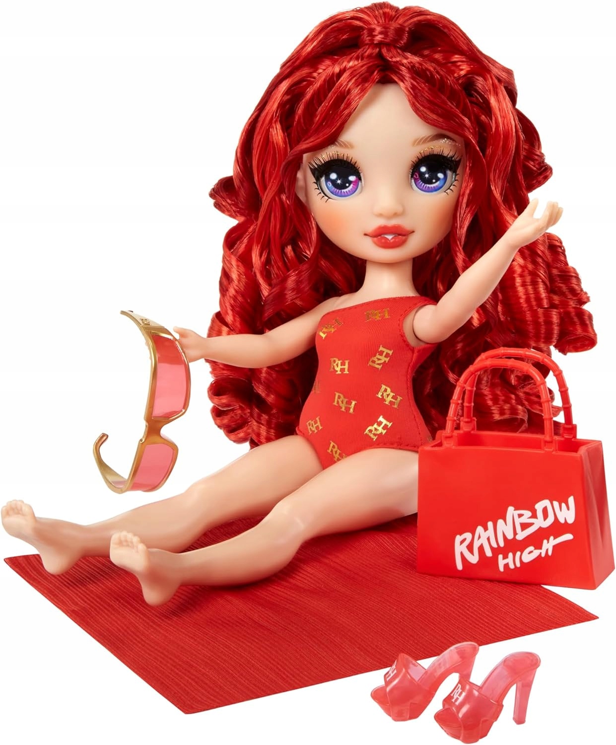 Rainbow High Swim & Style Modna Lalka RUBY ANDERSON w Stroju Kąpielowym EAN (GTIN) 0035051507277