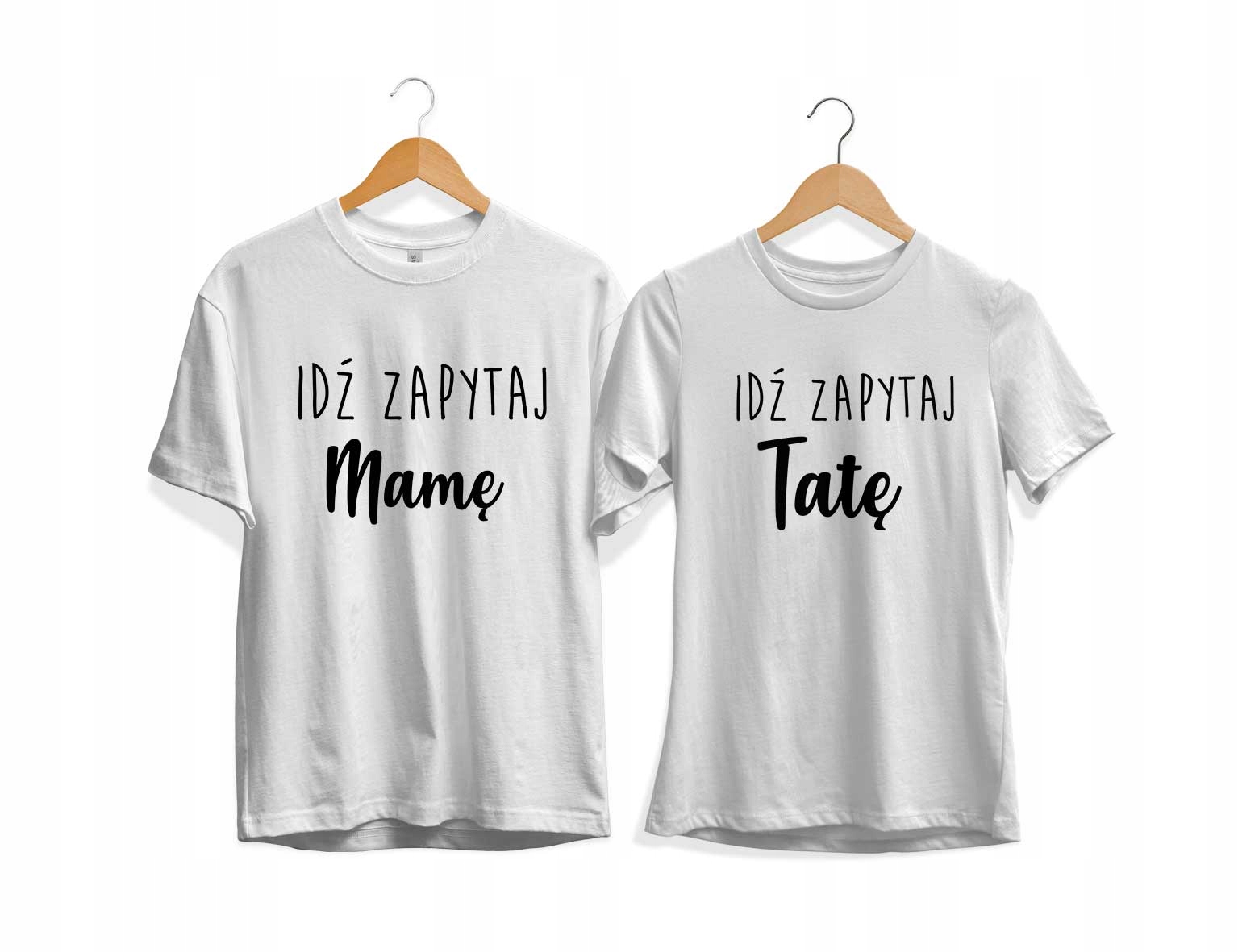 

Zestaw Koszulek Dla Mamy i Taty Prezent