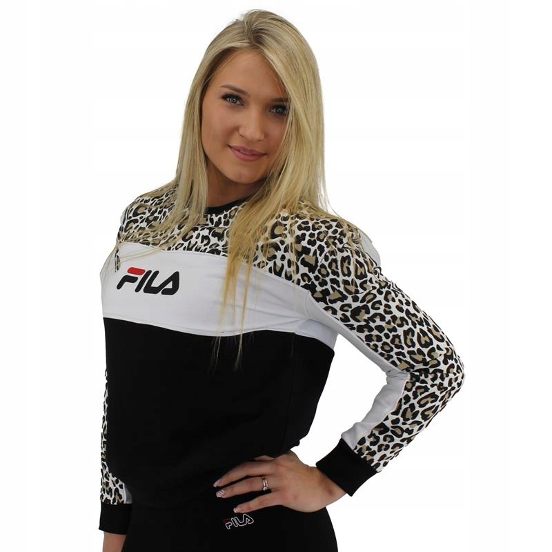 

Bluza Damska Fila Amina Aop Blocked Crew W Xs
