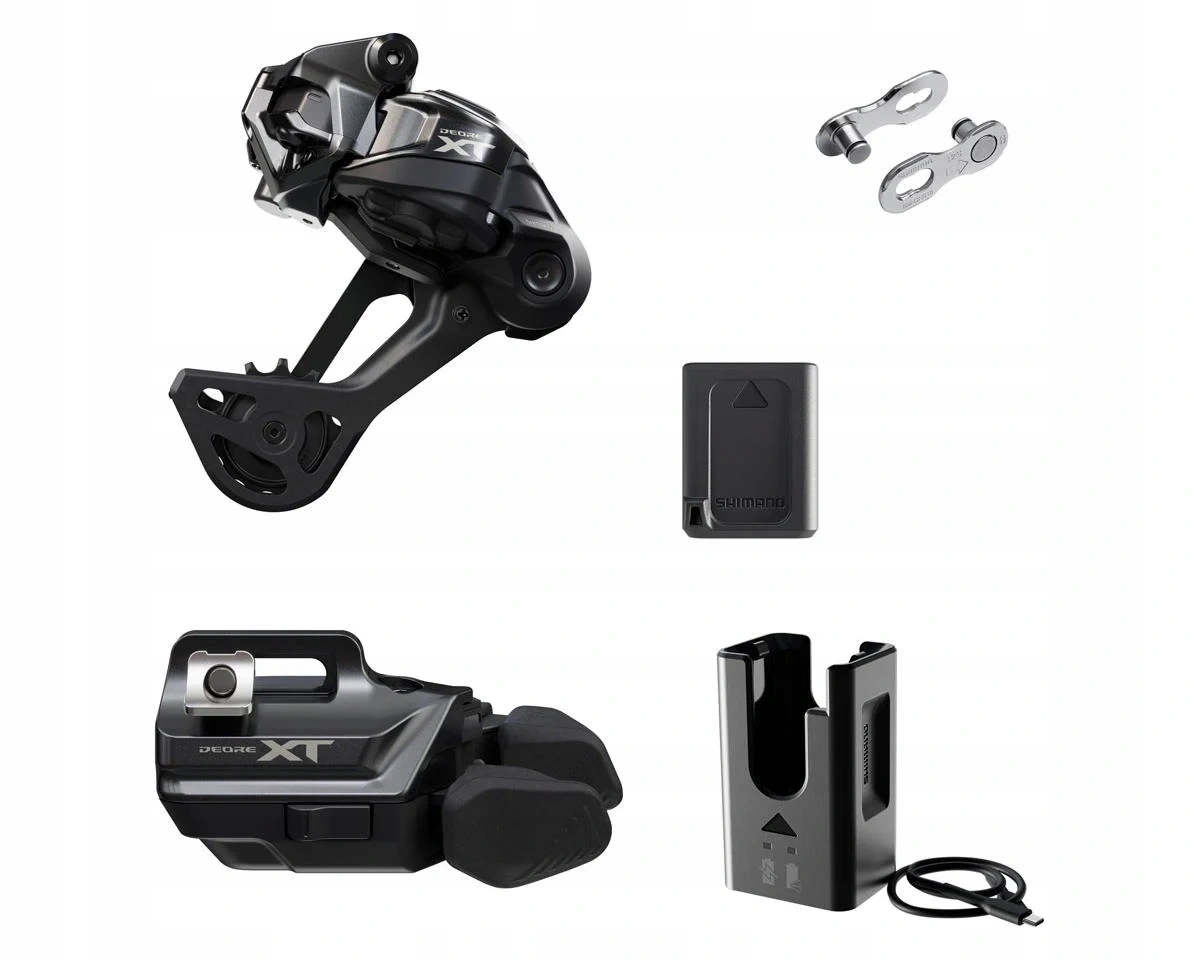 Zestaw Shimano Xt M8250 M8200 Di2 Uprade Kit komplet manetka obejma