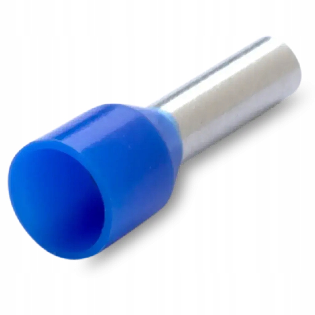 Końcówka tulejkowa izolowana, 2,5/10, 2,5 mm , niebieska, 250 sztuk BM00506