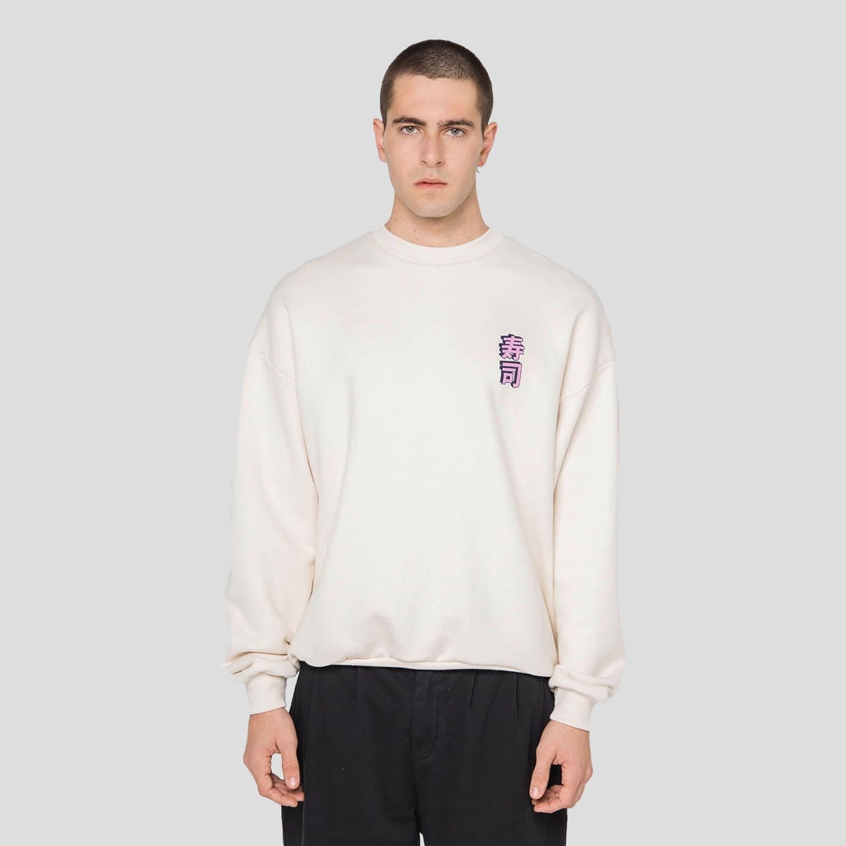 Mikina Kaotiko Organic Sushi Time S, béžová, Městská