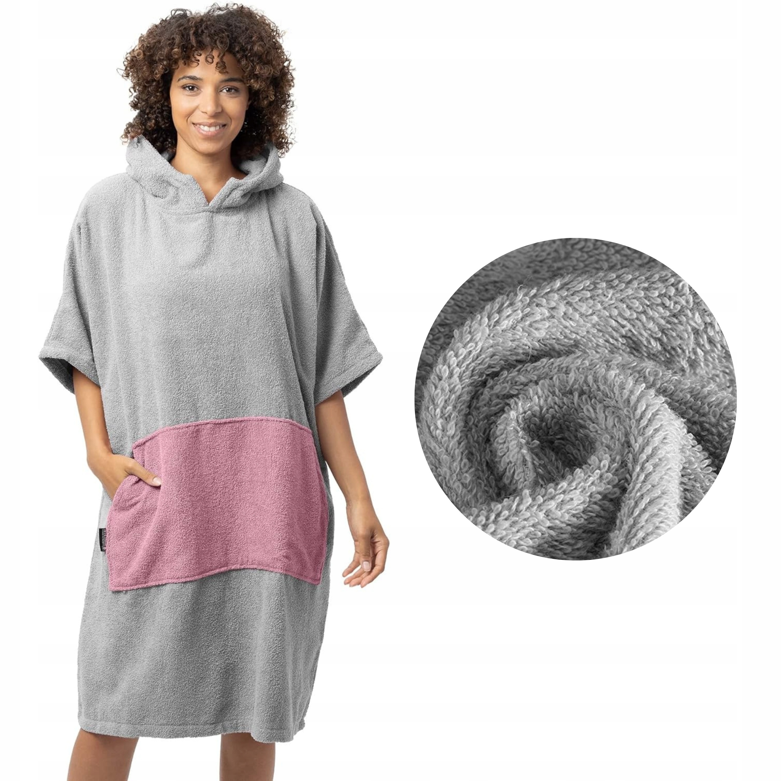 Pončo na bazén Uterák na saunu Spa 100 % Bavlna Frotte S-m