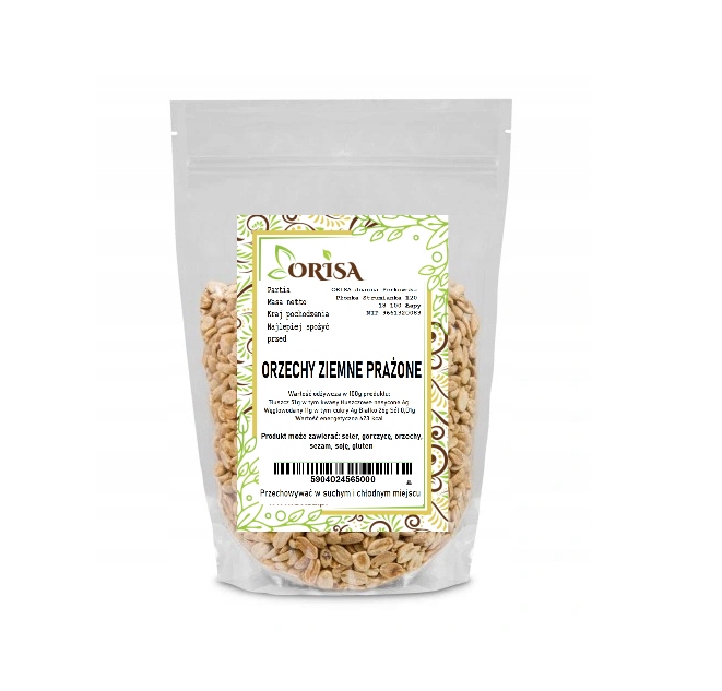 ORZESZKI ORZECHY ZIEMNE 1kg PRAŻONE BEZ SOLI 1000g archaidowe przekąska
