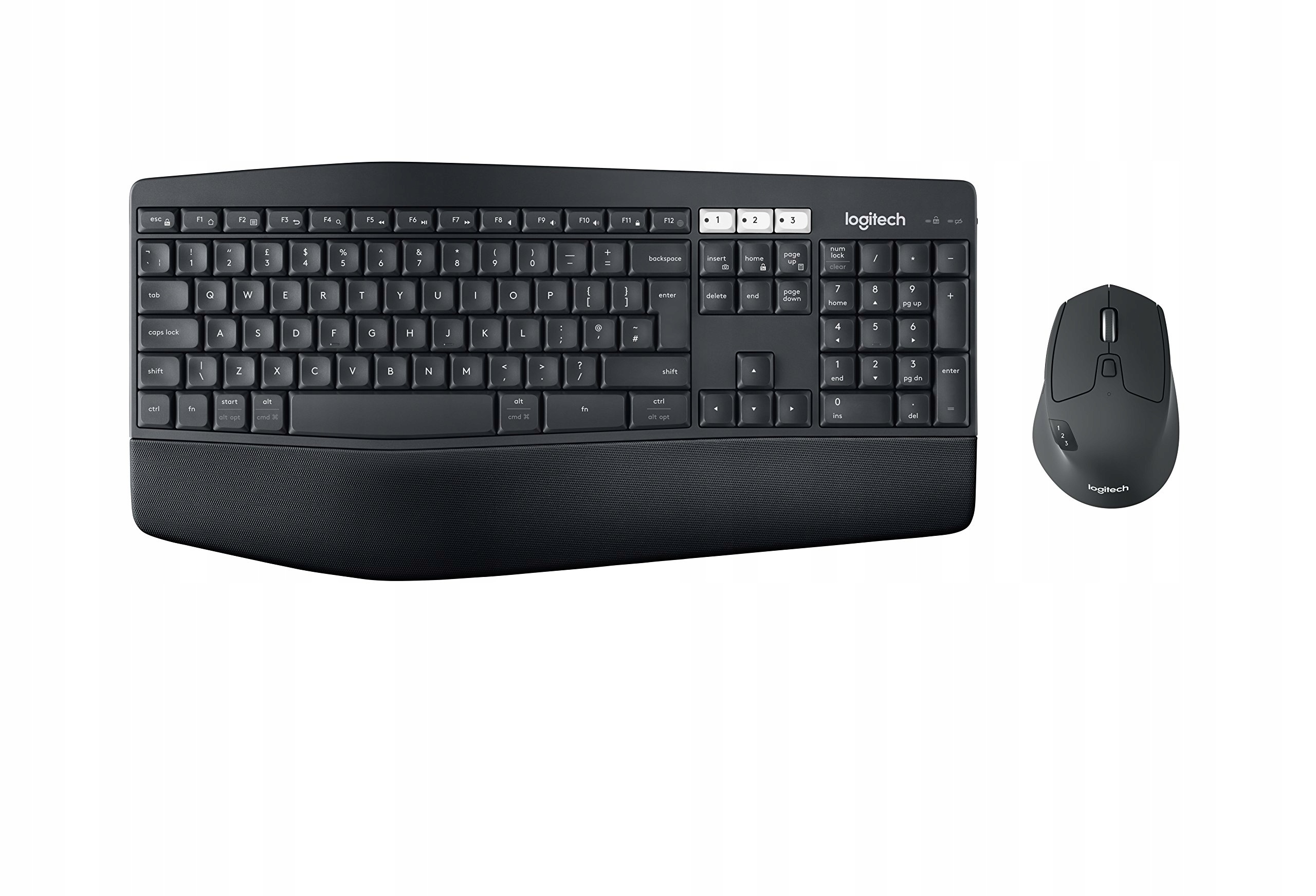 Klávesnice Logitech MK850 Bezdrátová, pohodlná, přesná práce