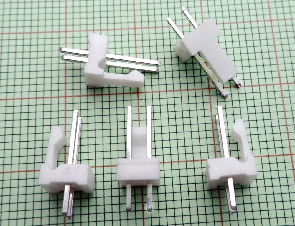 [STcs] 1X2PIN złącze, wtyk, piny do druku, kołki raster 2.54mm Hq