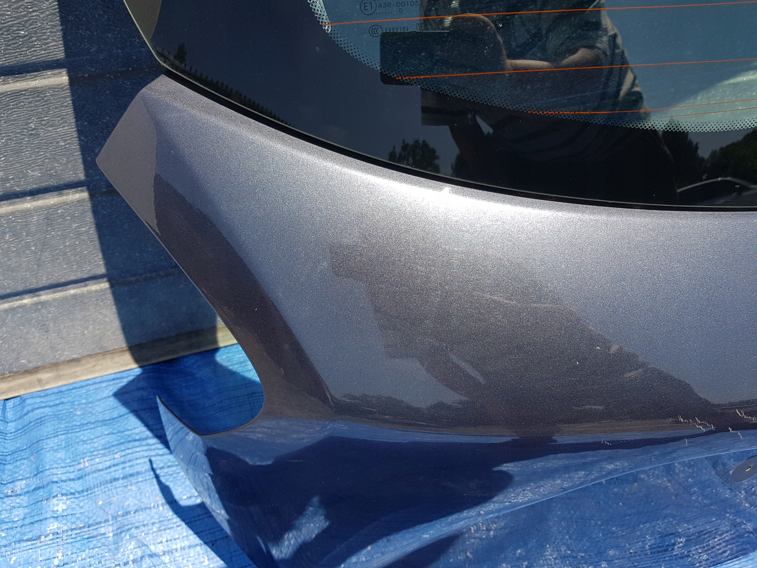 trunk door boot window rear rear part RENAULT ZOE II