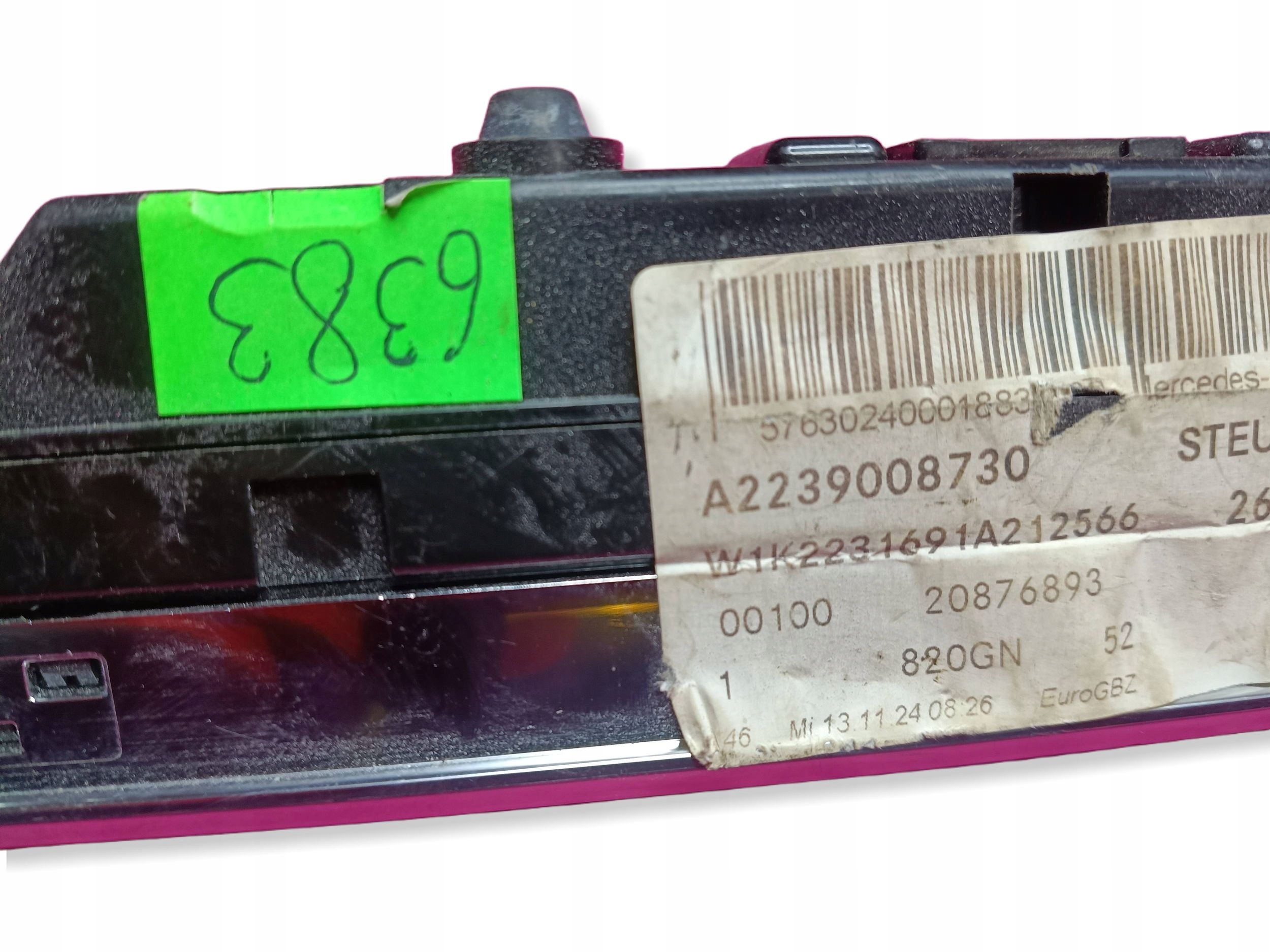 control panel MERCEDES EQS W297 223 A2979009007 new ORG