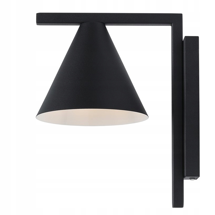 Nástenné svietidlo, čierna nástenná lampa do obývačky, predsiene Form