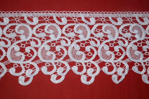 GIPIURA gipiura KORONKA 15 cm BIAŁA wzór 54