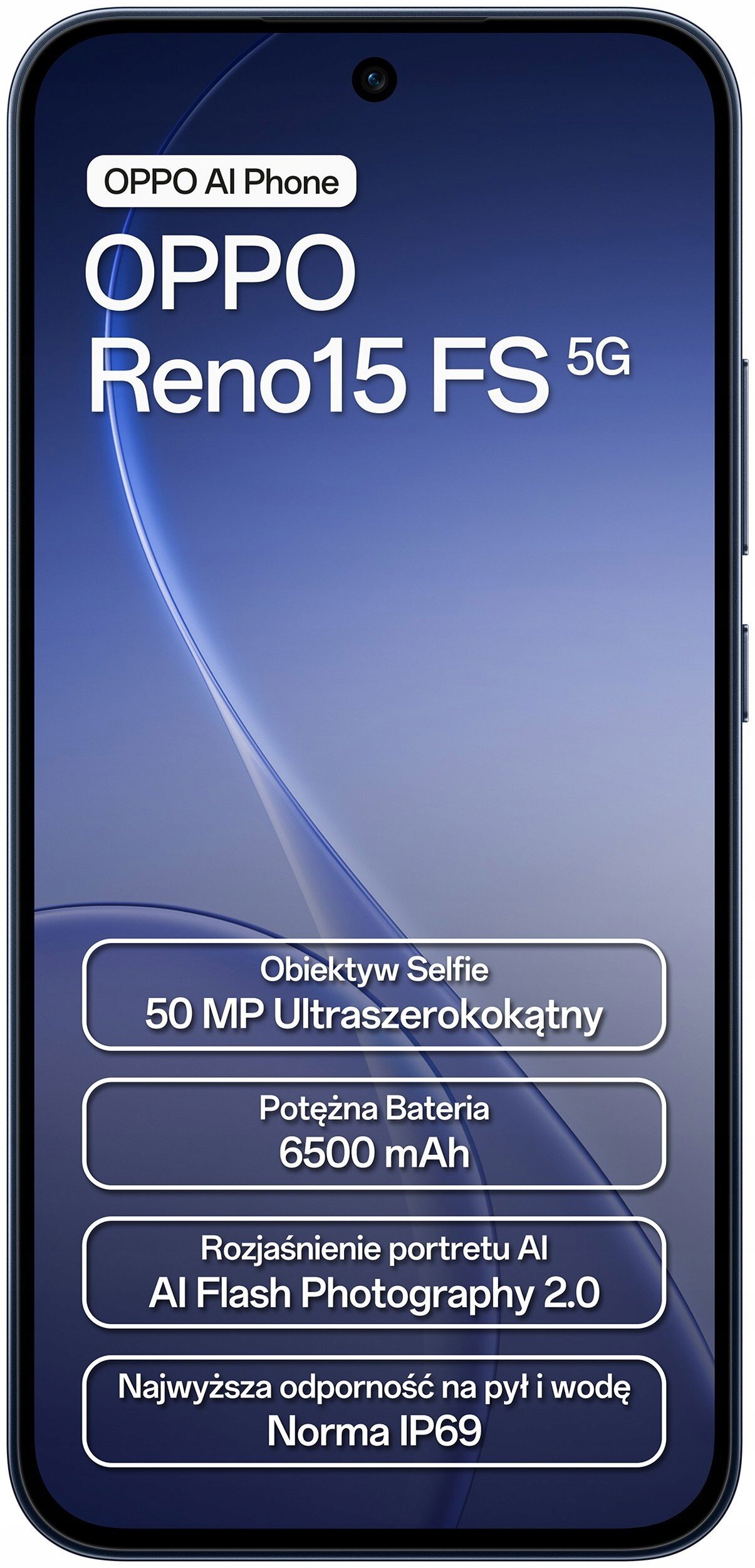 Chytrý telefon Oppo Reno15 Fs 8 Gb 512 Gb 5G eSIM Granátová Twilight Black