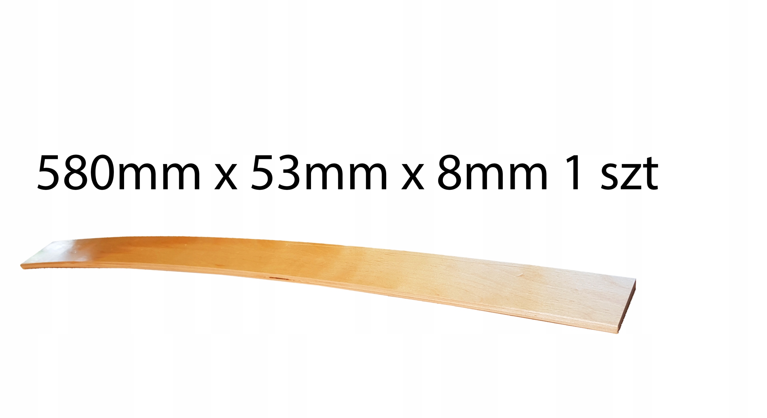 

Listwa sprężynująca sprężysta gięta 580mm