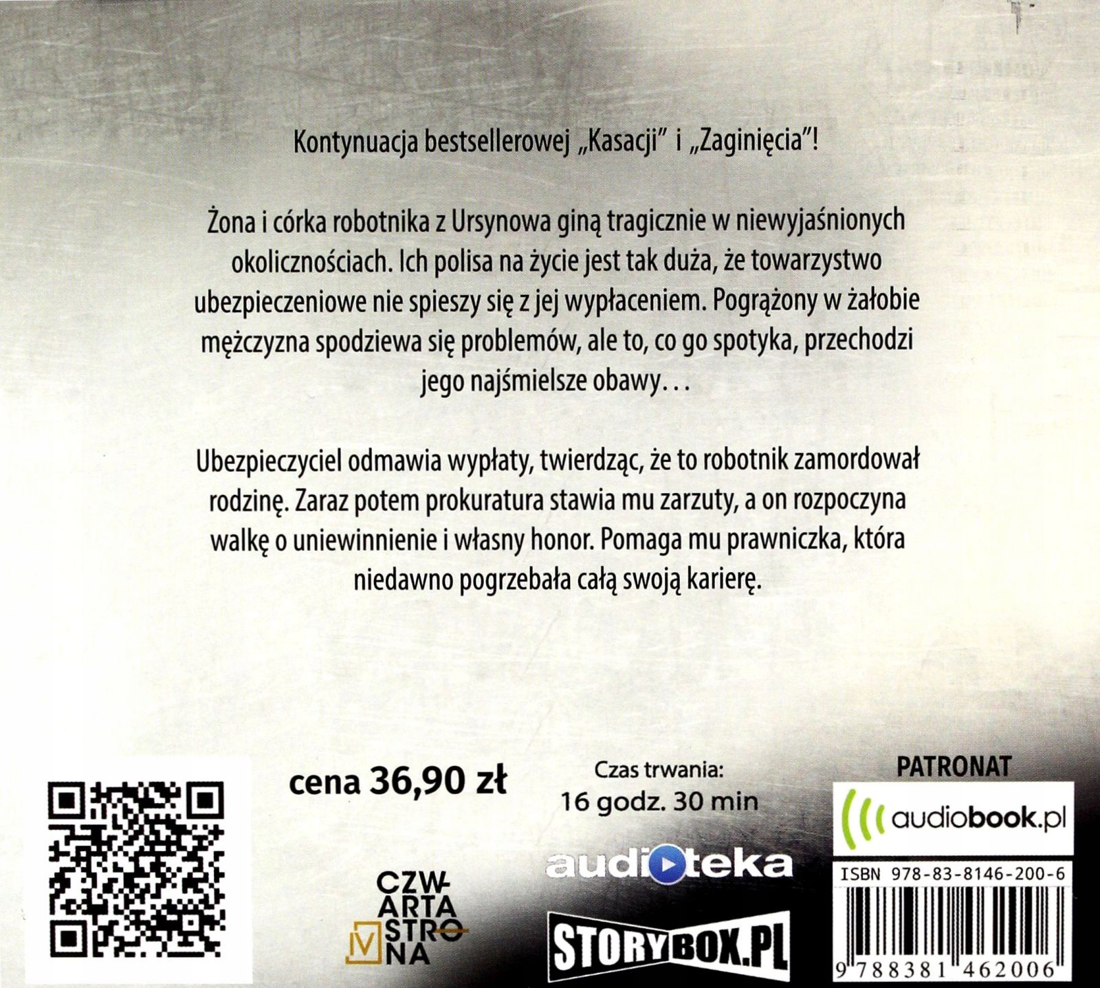 REWIZJA. SERIA Z JOANNĄ CHYŁKĄ - REMIGIUSZ MRÓZ [AUDIOBOOK] Stan opakowania oryginalne