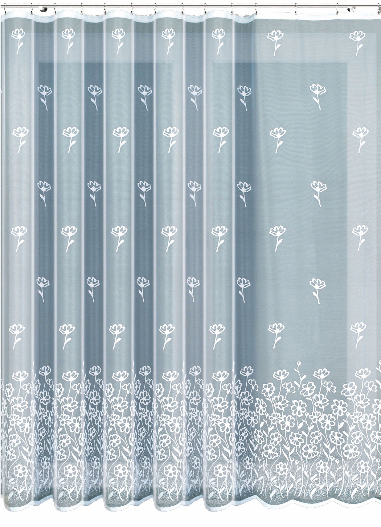 Mg Záclona 35528 Bílá 440X250 cm hotová s páskou K