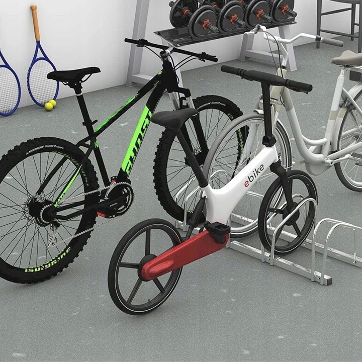 STOJAK NA 4 ROWERY Rowerowy Rower Parking na 4 Stanowiska Uchwyt Ocynk Rodzaj jednopoziomowy