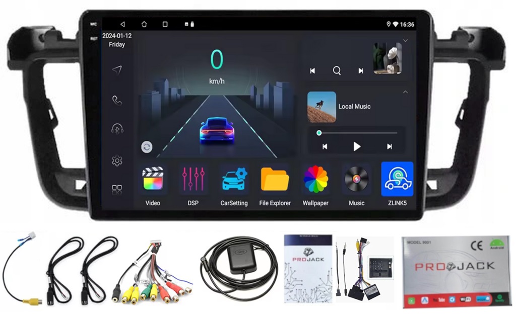 Rádio Navigácia Gps Peugeot 508 2010-2018 Wifi Carplay Bt Usb 4GB 64GB