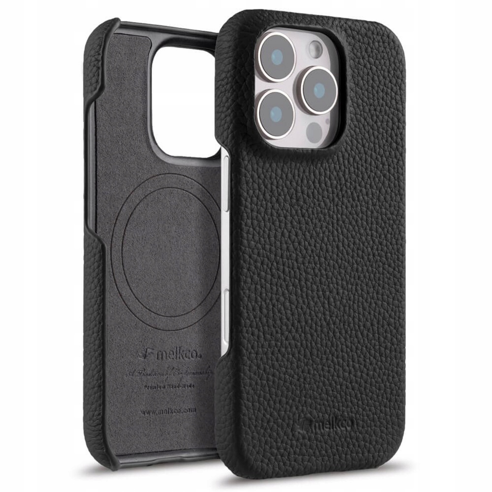 Kožené Pouzdro Melkco Leather Case pro iPhone 16 Pro Max, Kryt pro MagSafe