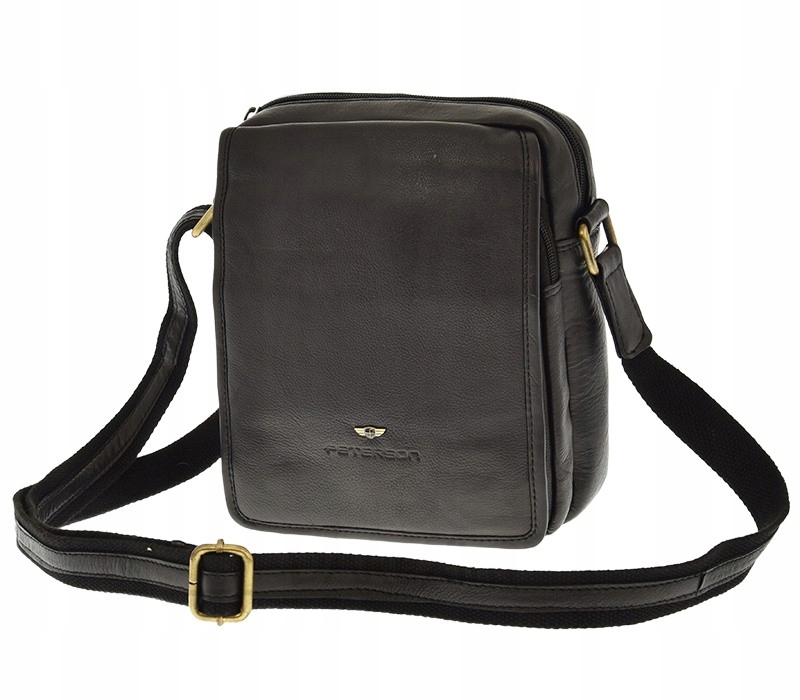 Kabelka Přes Rameno pánská kožená Peterson černá