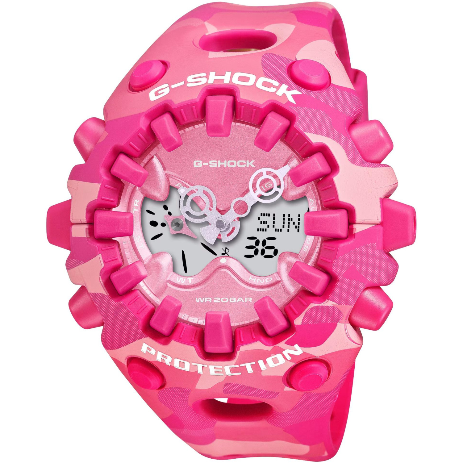 Hodinky Casio G-Shock GA-V01CMG-4AER růžový řemínek